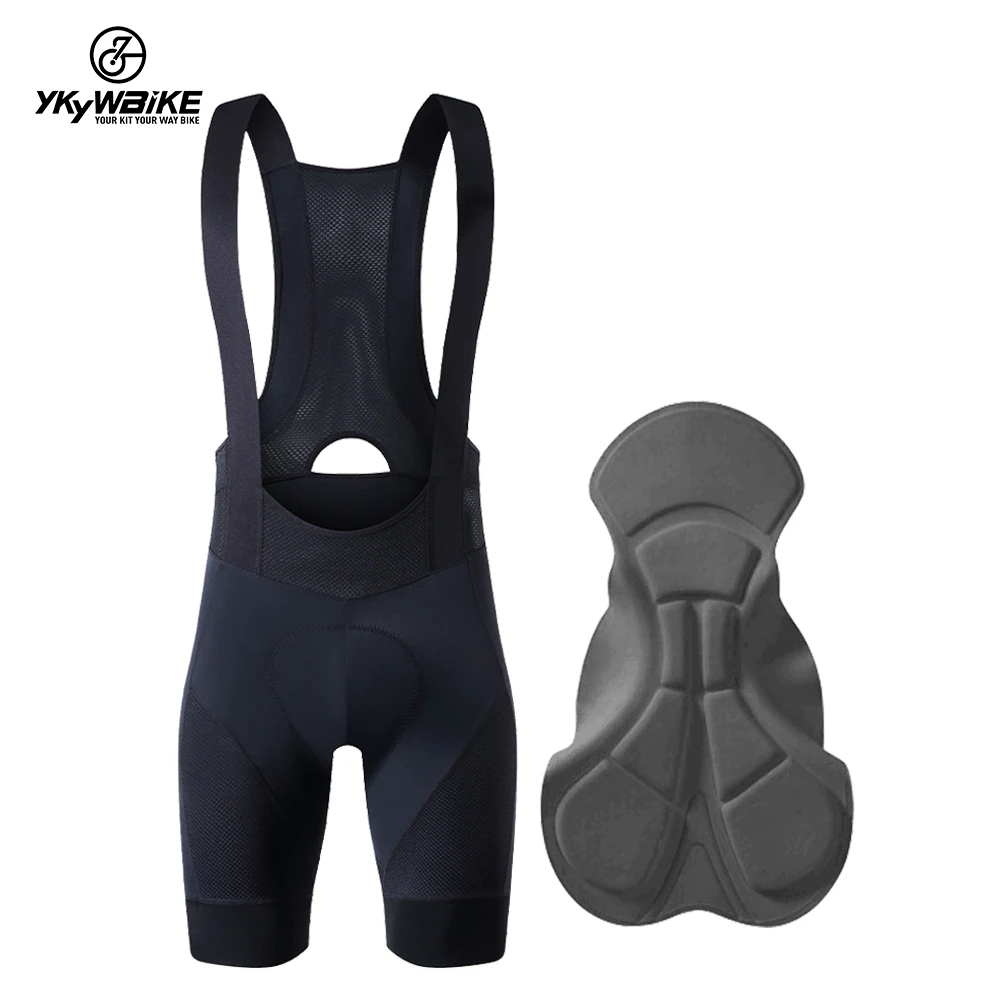 Ykywbike Cycling Bib Shorts Men Outdoor Wear Bike Cycling 6H Cycling Padded Riding Bib Tights Bicycle Bib Shorts 턱받이 반바지