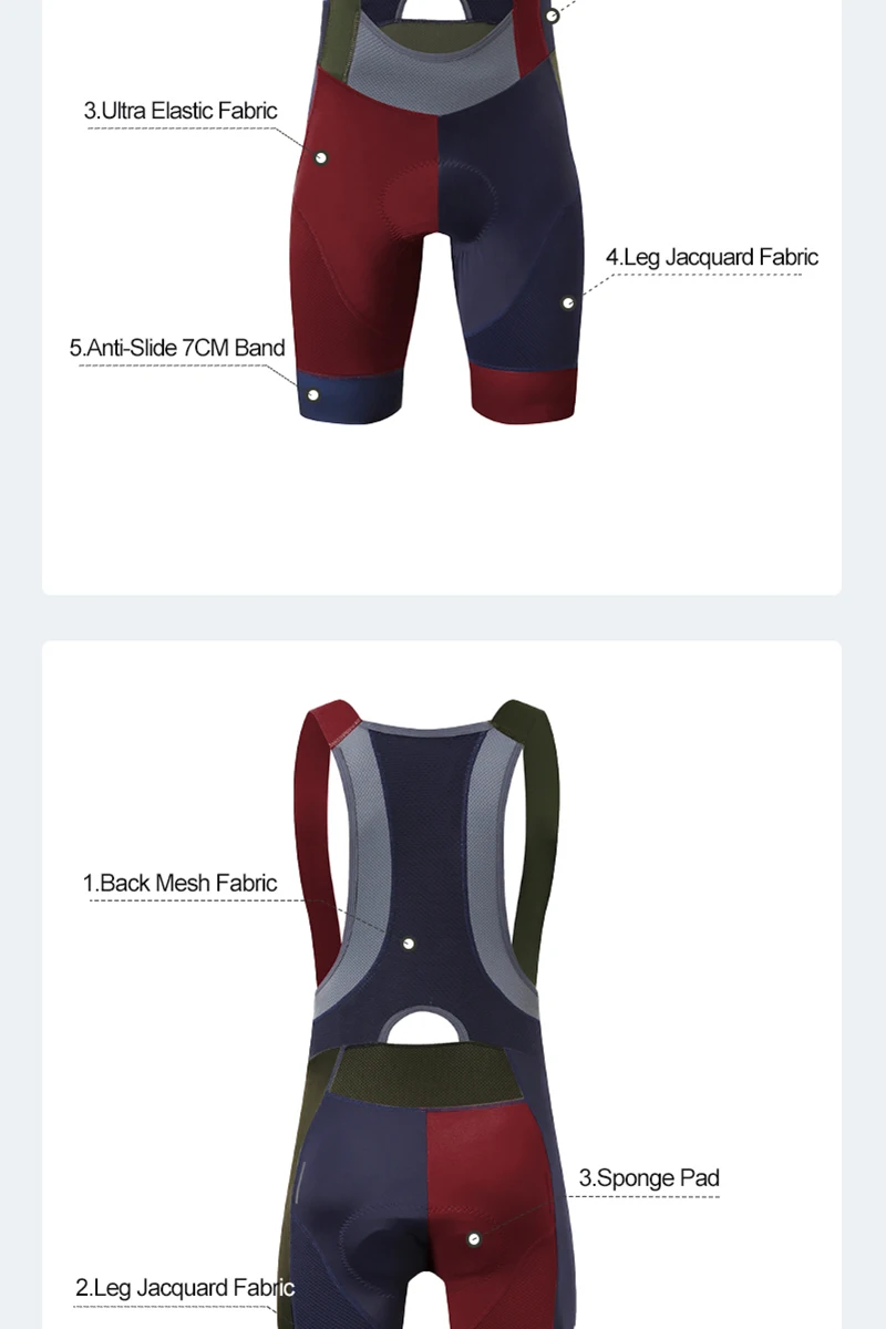 Ykywbike Cycling Bib Shorts Men Outdoor Wear Bike Cycling 6H Cycling Padded Riding Bib Tights Bicycle Bib Shorts 턱받이 반바지