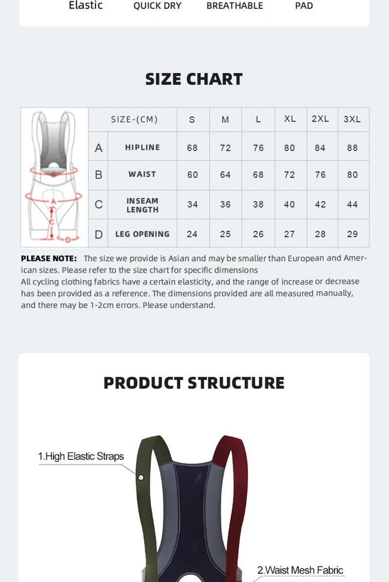 Ykywbike Cycling Bib Shorts Men Outdoor Wear Bike Cycling 6H Cycling Padded Riding Bib Tights Bicycle Bib Shorts 턱받이 반바지