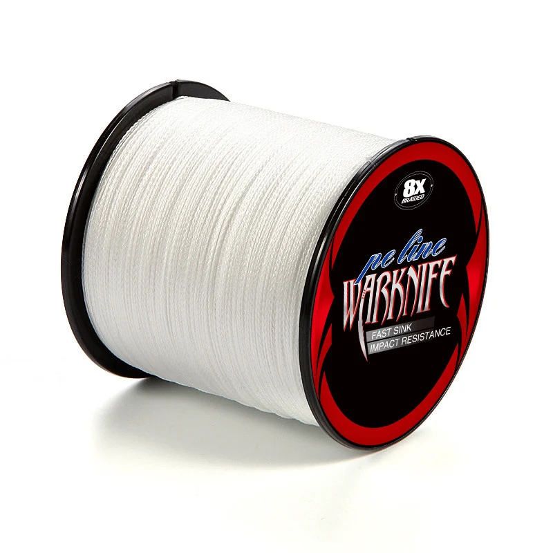 Warknife Fishing Line 1500M 8 Strands Braided Fishing Line Multifilament 6 -300LB Japan Multicolor Carp Fishing Braided PE Wire
