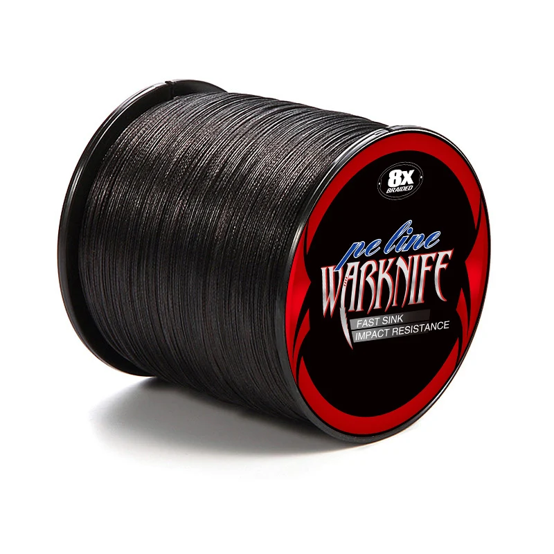Warknife Fishing Line 1500M 8 Strands Braided Fishing Line Multifilament 6 -300LB Japan Multicolor Carp Fishing Braided PE Wire