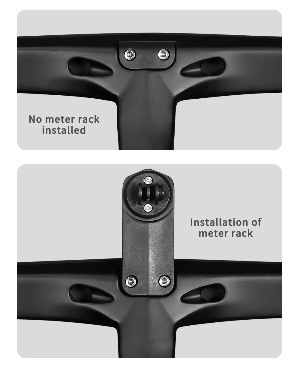 TOSEEK Integrated Handlebar Full Carbon Fiber Road Bike Handlebar 400/420/440mm Ultralight Drop Handle Bar with Bicycle Stem