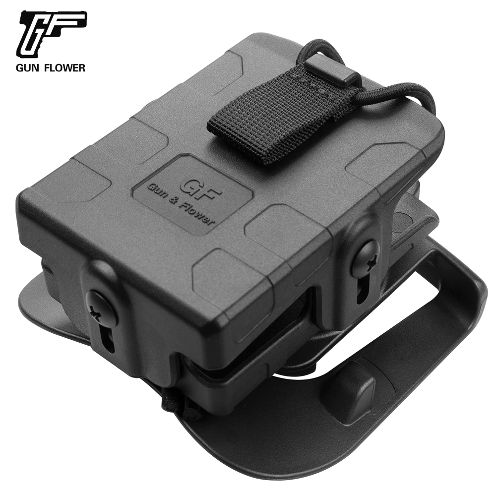 Gun Flower OWB Radio Case Polymer Holster with Paddle