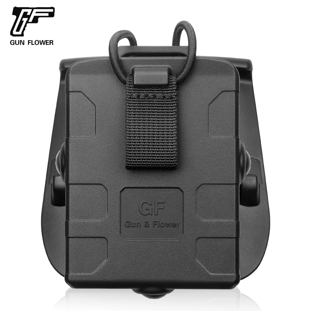 Gun Flower OWB Radio Case Polymer Holster with Paddle