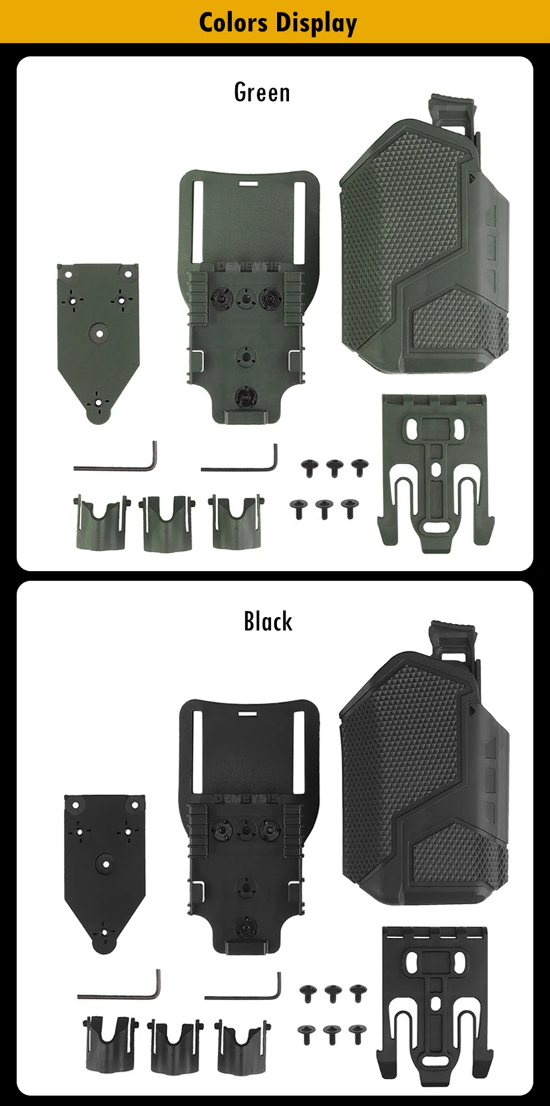 Universal Tactical Pistols Holster X300U-A Flashlight Hunting Waist Gun Carrier for SIG SAUER SPRINGFIELD SMITH WESSON FNH