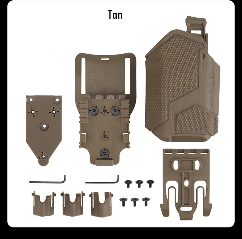 Universal Tactical Pistols Holster X300U-A Flashlight Hunting Waist Gun Carrier for SIG SAUER SPRINGFIELD SMITH WESSON FNH