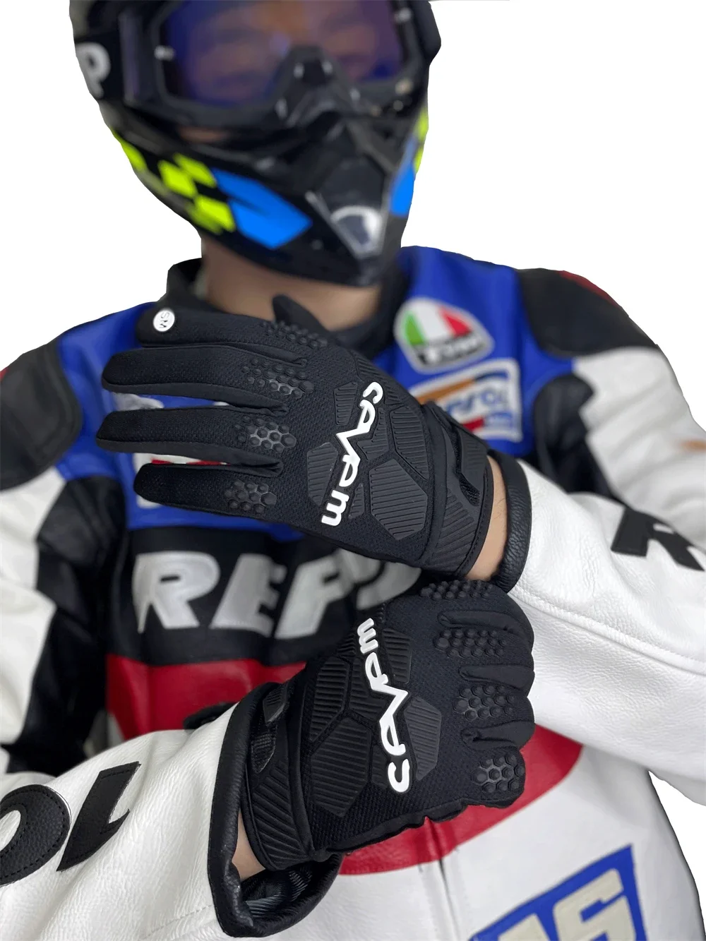 Sevem Windproof Motorbike Gloves Breathable Motorcycle Gloves for Motocross MTB ATV Riding Multifunction Driving Fitness Guantes