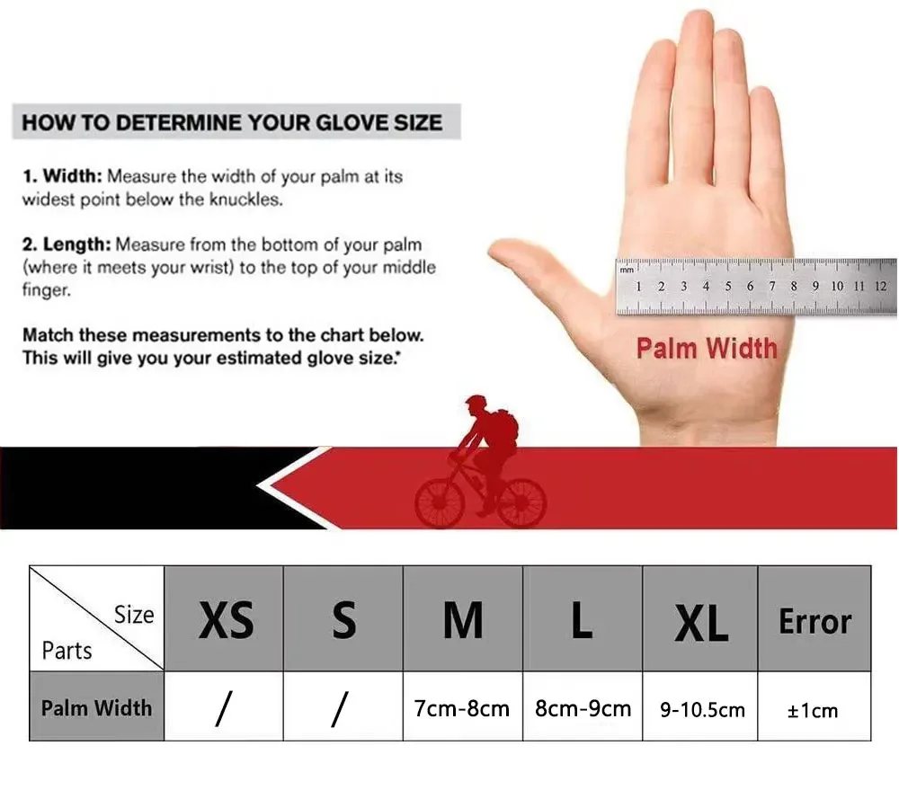 Sevem Windproof Motorbike Gloves Breathable Motorcycle Gloves for Motocross MTB ATV Riding Multifunction Driving Fitness Guantes