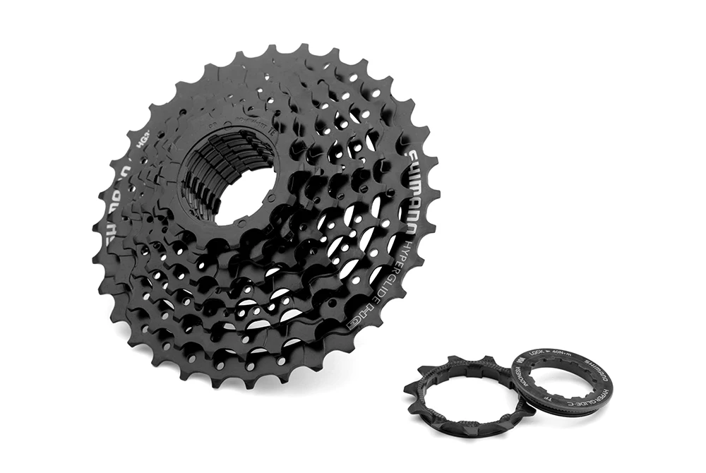 Shimano 8-speed HG cassette CS-HG31-8 32T/34T HG20 mountain bike flywheel 8V K7 suitable for Shimano M310 8S black flywheel