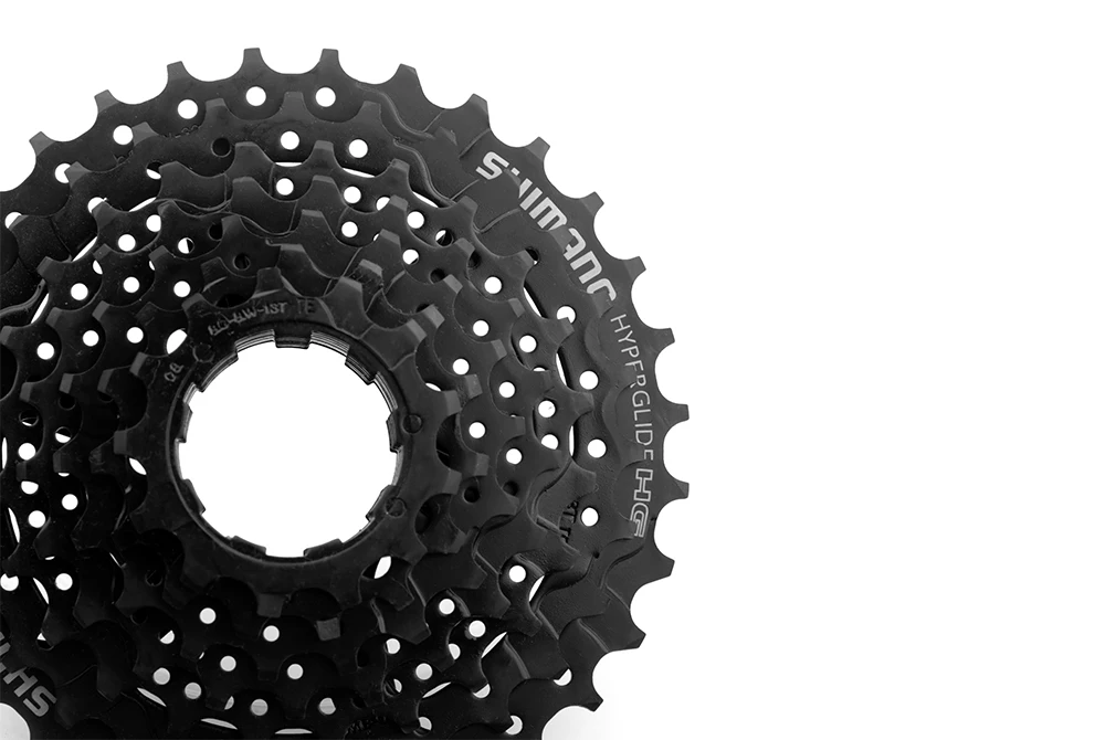 Shimano 8-speed HG cassette CS-HG31-8 32T/34T HG20 mountain bike flywheel 8V K7 suitable for Shimano M310 8S black flywheel