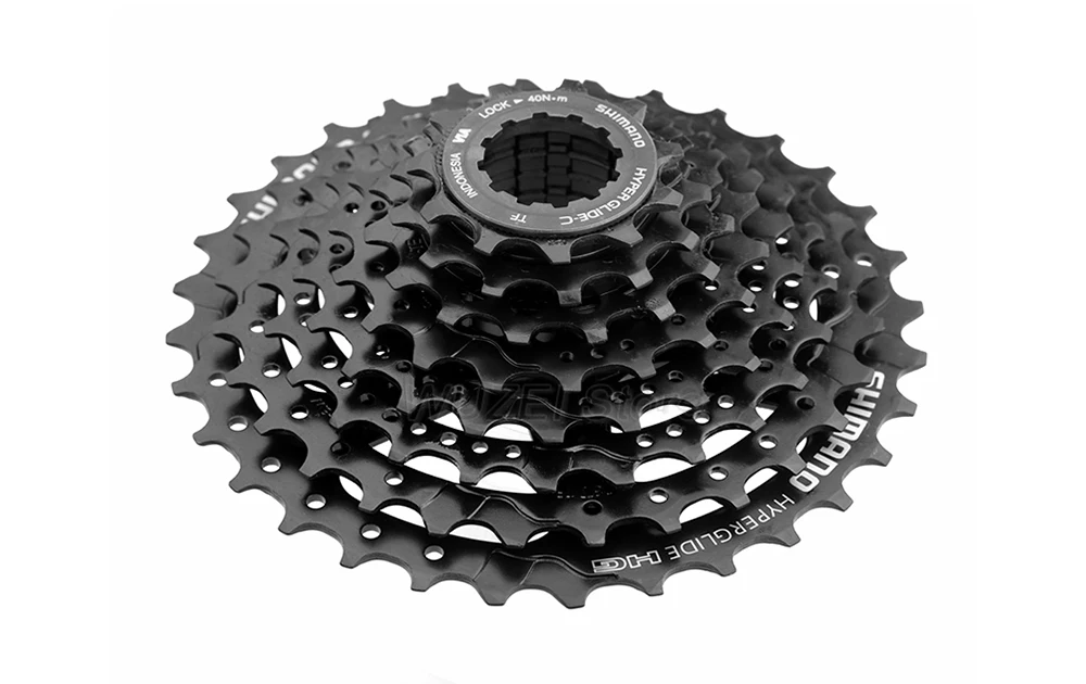 Shimano 8-speed HG cassette CS-HG31-8 32T/34T HG20 mountain bike flywheel 8V K7 suitable for Shimano M310 8S black flywheel