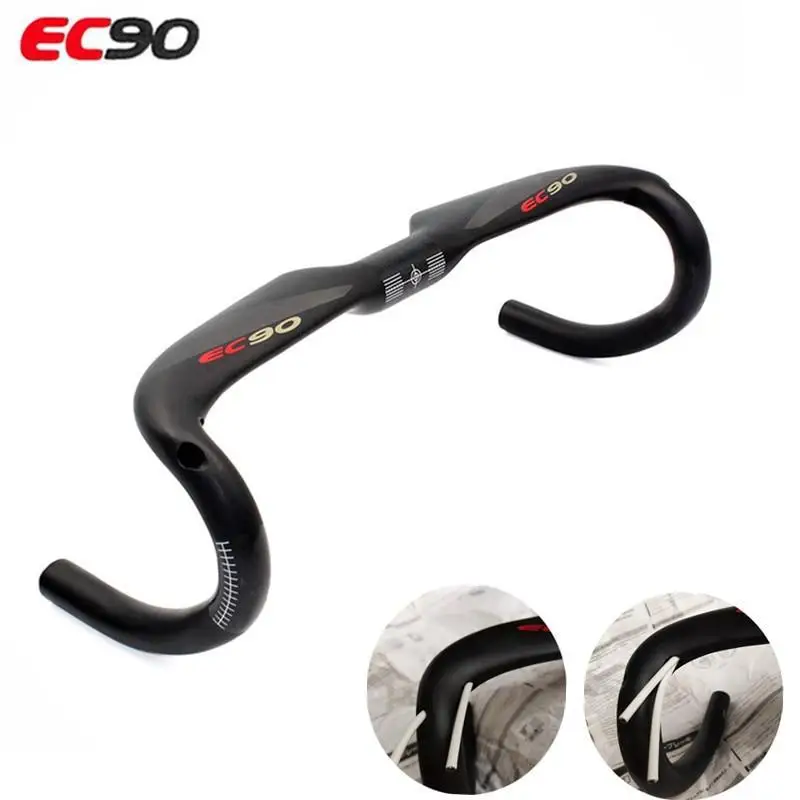 New SL70 Full Carbon Bicycle Handlebar Road Bike Handlebar Stem Handle Playing UD Matte Carbon Handlebar 400/420/440mm