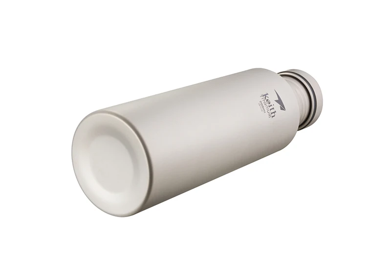 Keith Titanium Sports Bottle Non-toxic Bacteriostatic Flatware Outdoor Camping Hiking Travel Tableware Bottle Single Wall 700ml