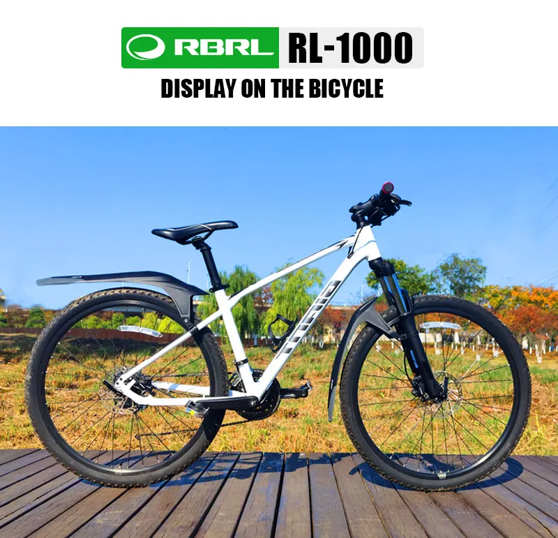 RBRL Mudguard MTB Set Durable Innovative Mudguard PP Soft Plastic Mountain Bike Fender Bicycle Wings 28 Inch Cycling Accessories