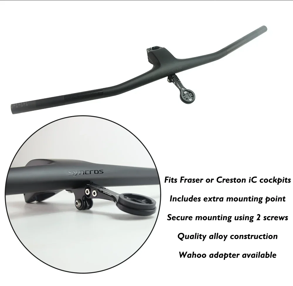 SYNCROS ADDICT RC Aluminum Alloy BicycleComputer Mount CRESTON IC SL Handle GPS/Garmin/Briton/Wahoo Bicycle Mounting Stand