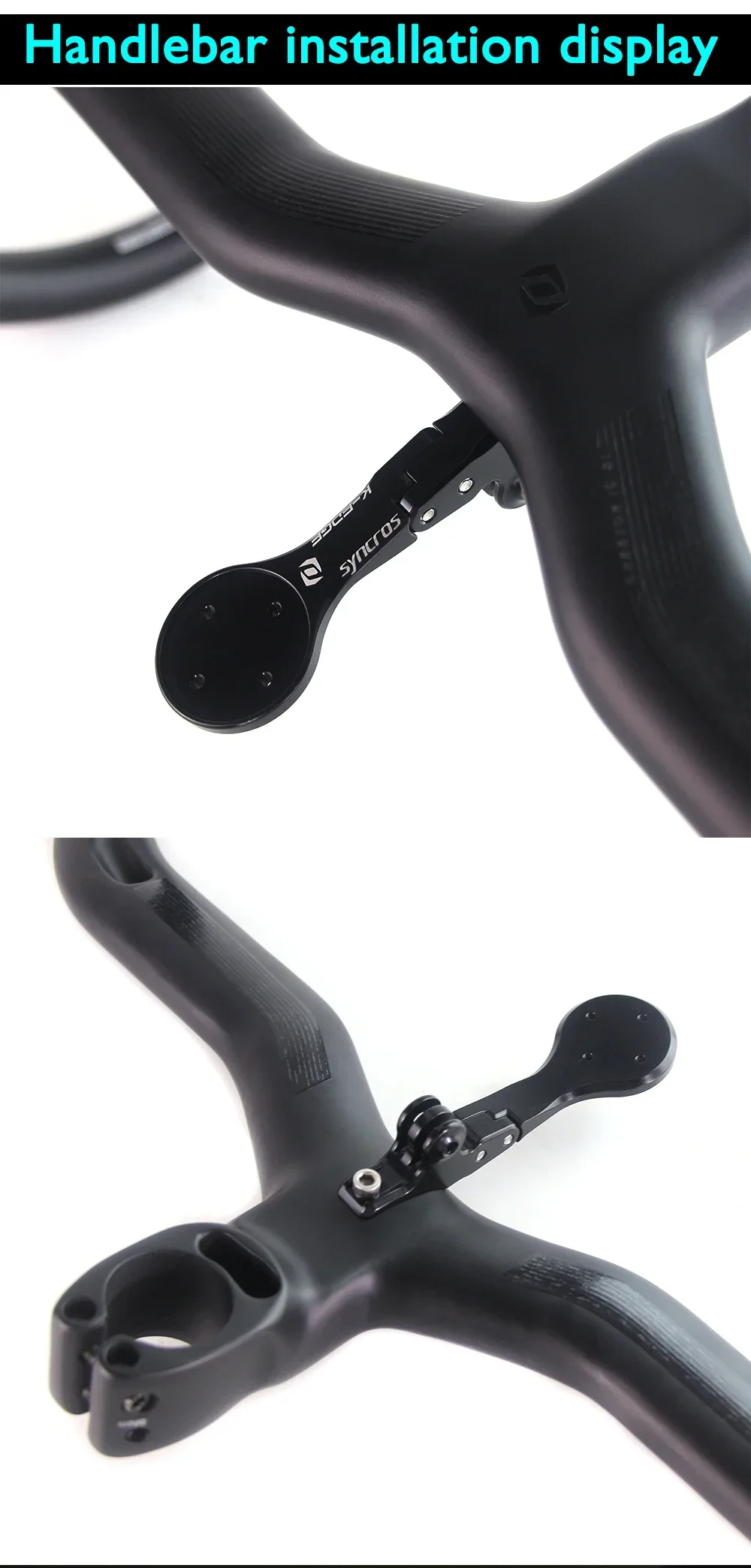 SYNCROS ADDICT RC Aluminum Alloy BicycleComputer Mount CRESTON IC SL Handle GPS/Garmin/Briton/Wahoo Bicycle Mounting Stand