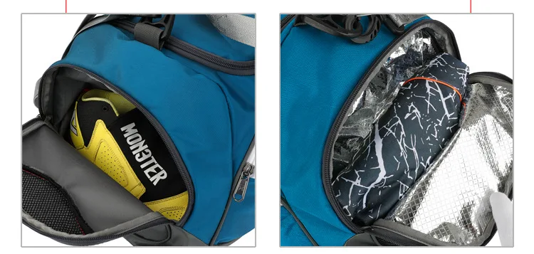 INOXTO 40L Sports Bag Training Gym Bag Men Woman Fitness Bags Durable Multifunction Handbag Outdoor Sporting Tote Male Female