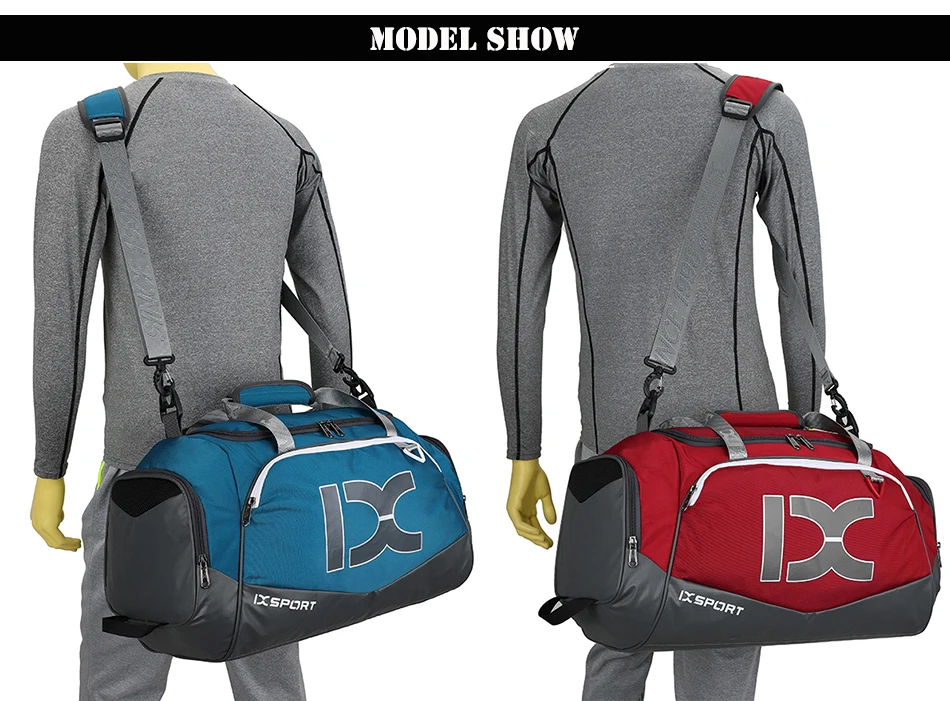INOXTO 40L Sports Bag Training Gym Bag Men Woman Fitness Bags Durable Multifunction Handbag Outdoor Sporting Tote Male Female