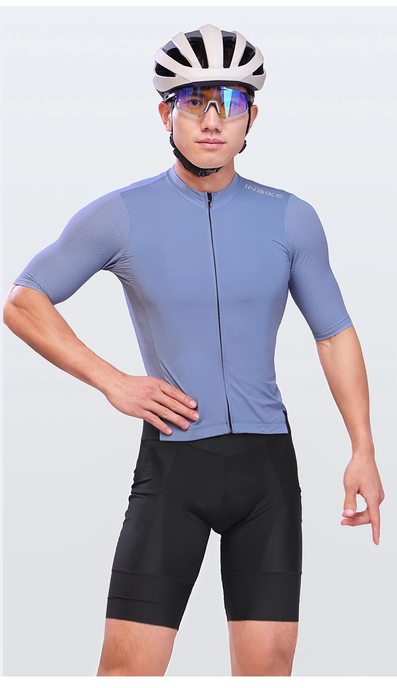 INBIKE Men's MTB Cycling Bib Shorts Bike Riding Pants Man Professional Bicycle Shorts for Men Road Bike Mountain Cycling Clothes