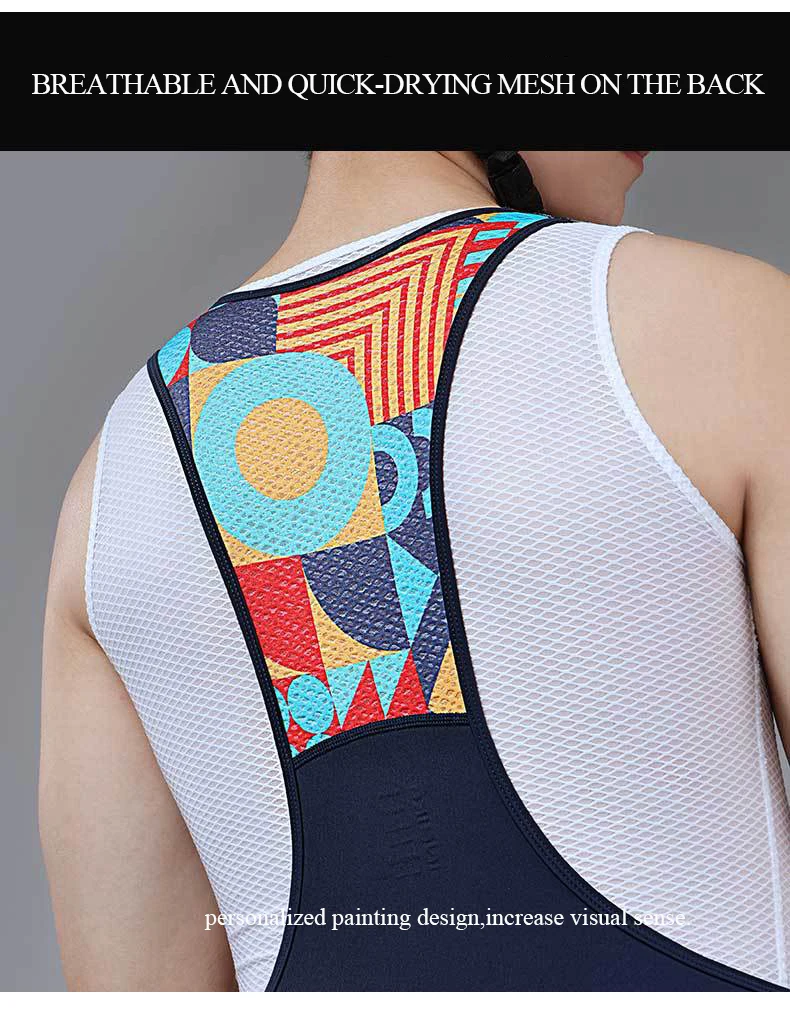 INBIKE Men's MTB Cycling Bib Shorts Bike Riding Pants Man Professional Bicycle Shorts for Men Road Bike Mountain Cycling Clothes