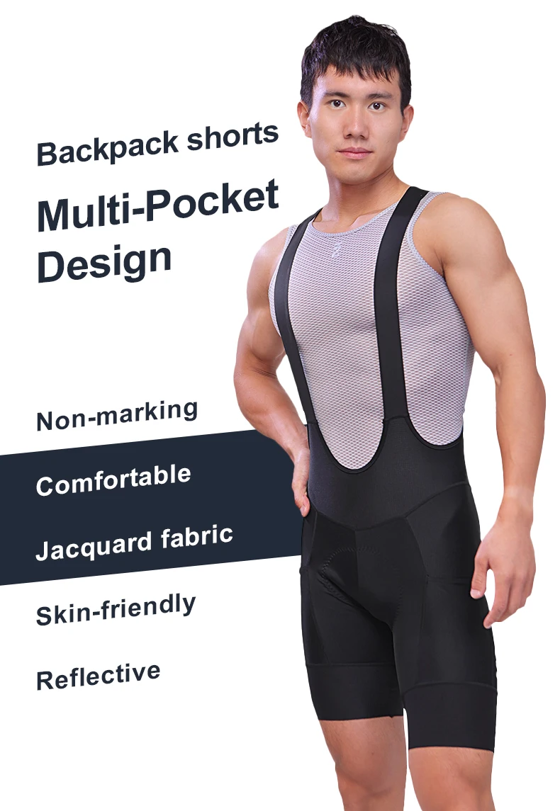 INBIKE Men's MTB Cycling Bib Shorts Bike Riding Pants Man Professional Bicycle Shorts for Men Road Bike Mountain Cycling Clothes