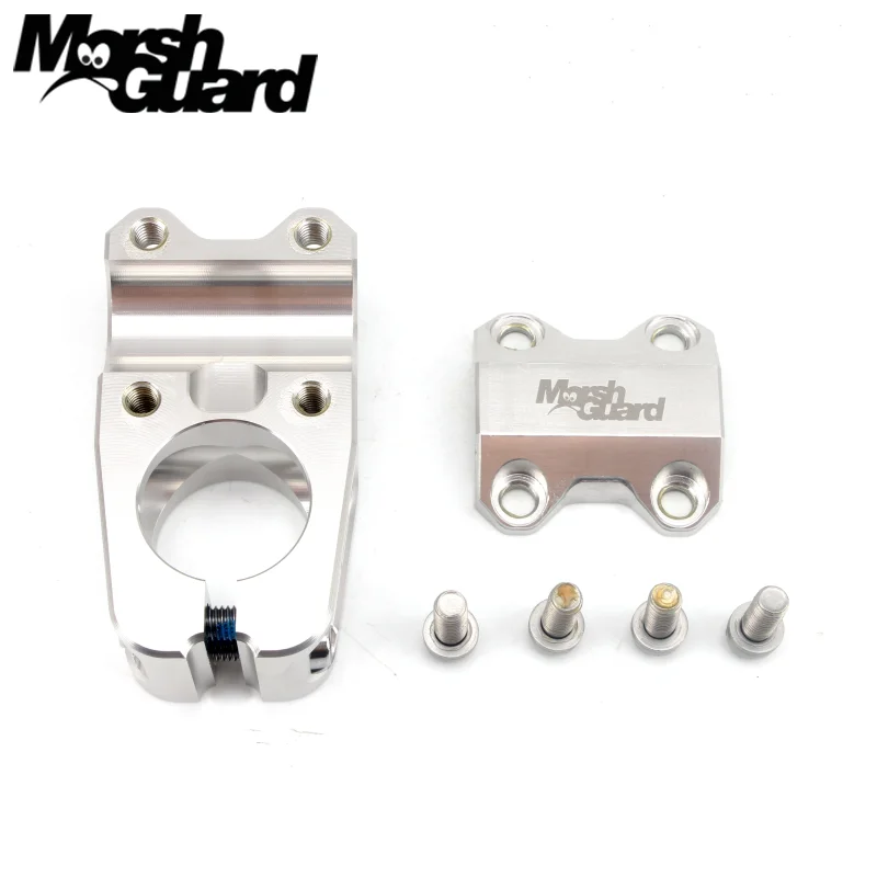 MORSH GUARD BMX Bike Stem 22.2mm Aluminium Alloy MTB Mountain Road Bike Handlebar Stem 28.6mm Fork Kids Bicycle Climbing Action