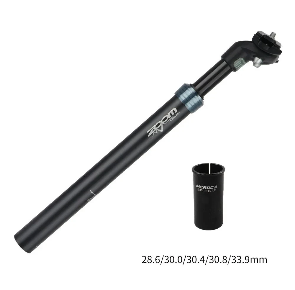 ZOOM Bike Seat Post 27.2/28.6/30.0/30.4/30.9/31.6/33.9mm Mountain bike/Road Bike Seat Post Length 350mm Shock Absorber Seat Post