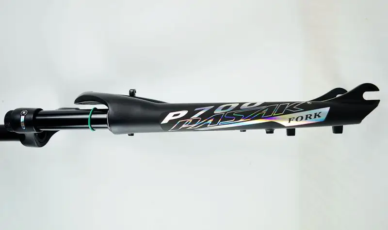 Road Bike Suspension Air Fork, 29 "Disc Brake Dropout, QR 9X100mm, Aluminum and Magnesium Alloy, 700C