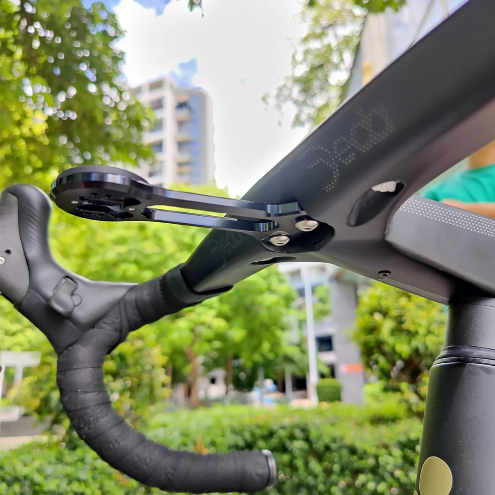 Out Front Bike Gopro Combo Mount Holder for Garmin Wahoo Bryton Stages Campatible with Deda Alanera Integrated Handlebar