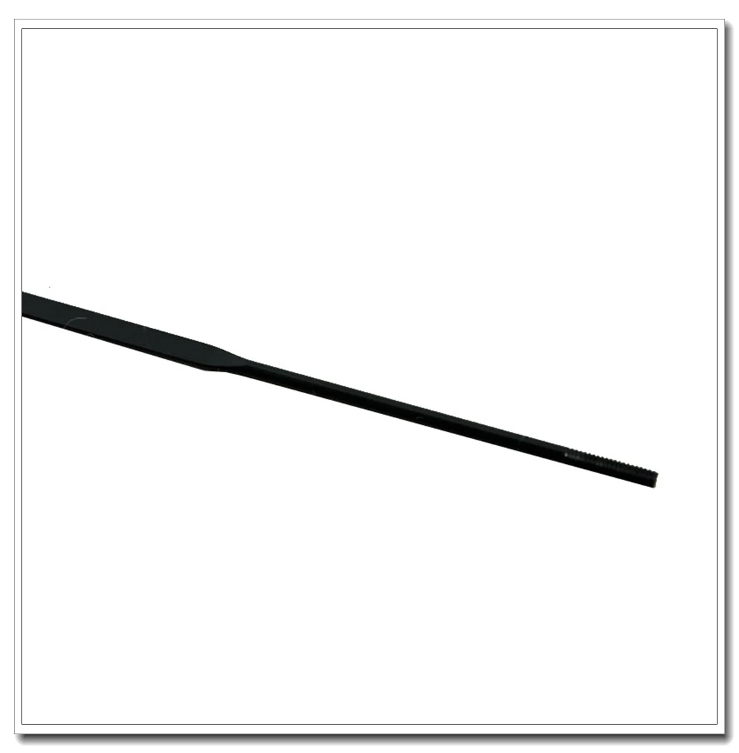 Mtb Bend Flat Spokes 14G Road Bike Wheel Rays 45# Steel 2mm Diameter 3x1.1mm 14mm Copper Cap Nipple J-Bend Spoke Stainless Black