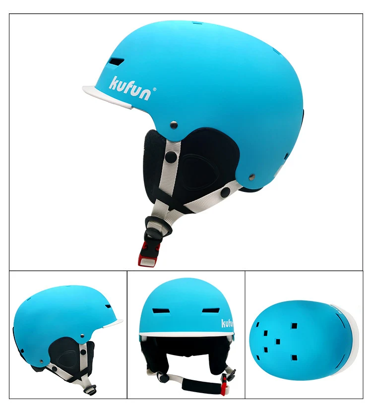 Kufun Ski Helmet Snowboard Winter Sports Cycling Snow Men Women Children Kids Warm Shark Pink Cat Deer White Blue 4-12 Years Old