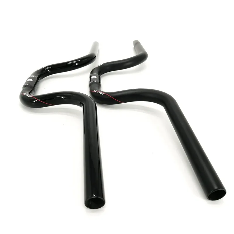 Litepro For Brompton Handlebar 25.4mm 580mm 540mm Carbon Fiber Swallow-shaped Handlebar Cycling Folding Bike Part