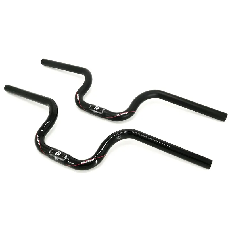Litepro For Brompton Handlebar 25.4mm 580mm 540mm Carbon Fiber Swallow-shaped Handlebar Cycling Folding Bike Part