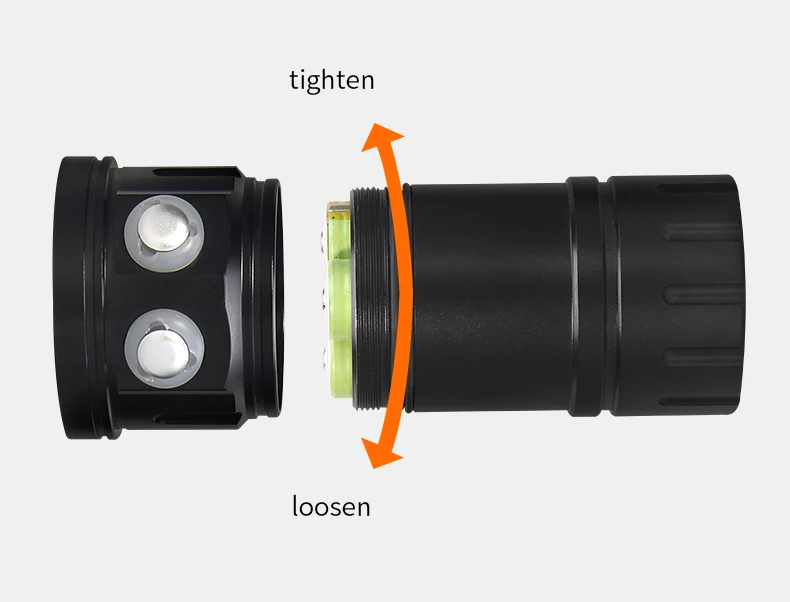 LED Diving Photography Flashlight 30000Lumens Underwater Lighting 100m Waterproof Tactical Torch Snorkel Deep Dives Fill Light