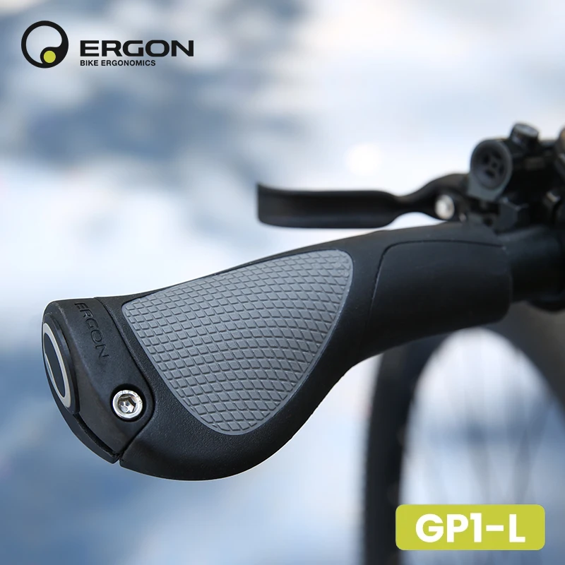 ERGON MTB Grips GP1 GP3 GP5 Ergonomics Rubber Shock-Proof Skid-Proof Lock Bicycle Handles Mountain Bike Grips Cycling Handlebar