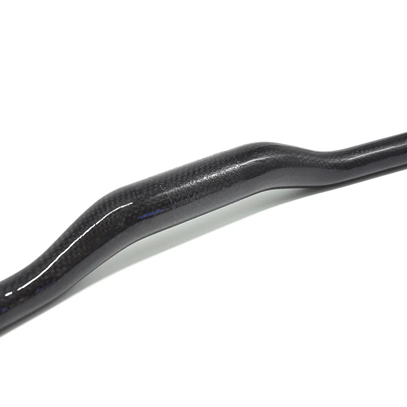 NO TRADEMARK Carbon Handlebar Mountain Bike Bicycle Handlebar Carbon Handlebar MTB 3K 31.8*600 760mm Swallow-Shaped Handlebar