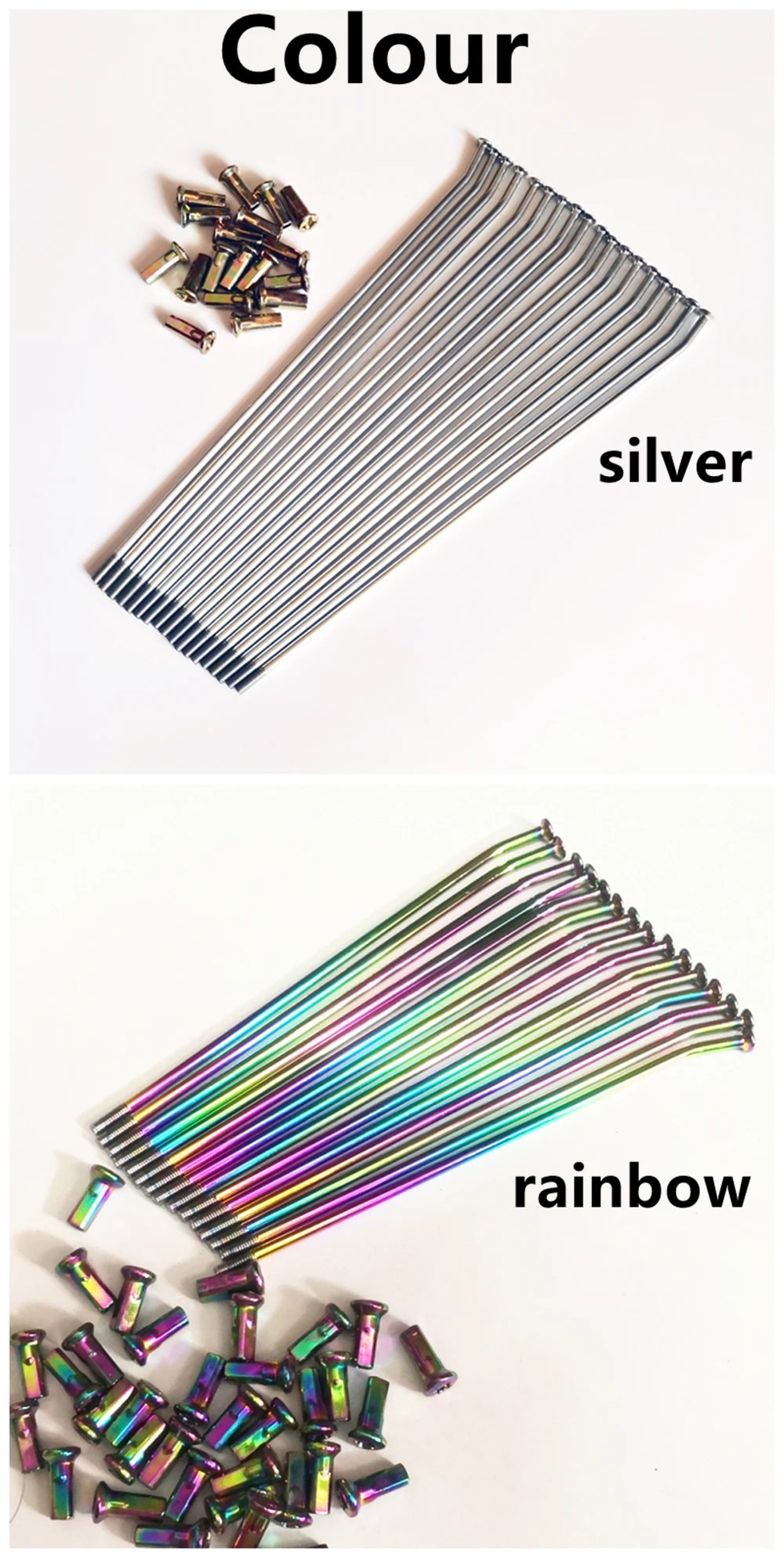 36pcs/lot E-Bicycle Spokes 3.2mm/3.5mm/4.0mm Motorcycle Spokes for 15/16/17/18/19/21 Inch Motorcycle Wheel Accessories