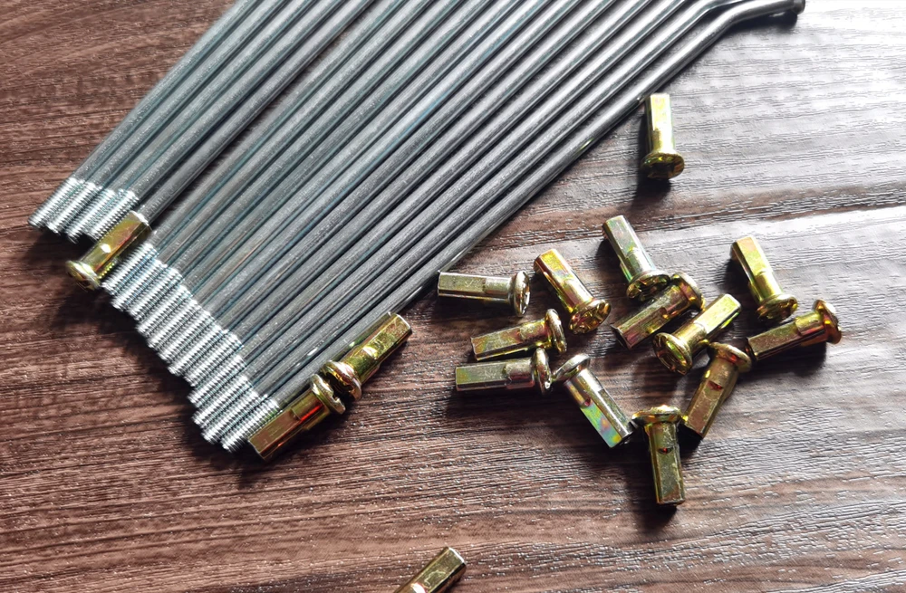 36pcs/lot E-Bicycle Spokes 3.2mm/3.5mm/4.0mm Motorcycle Spokes for 15/16/17/18/19/21 Inch Motorcycle Wheel Accessories