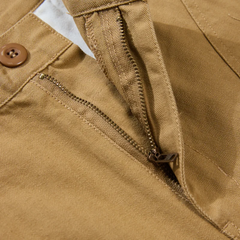 AMEKAJI N-1D Europe Retro Deck Pants Autumn HBT Wide-leg Loose Straight Overalls Outdoor Trekking Camping Tooling Trousers