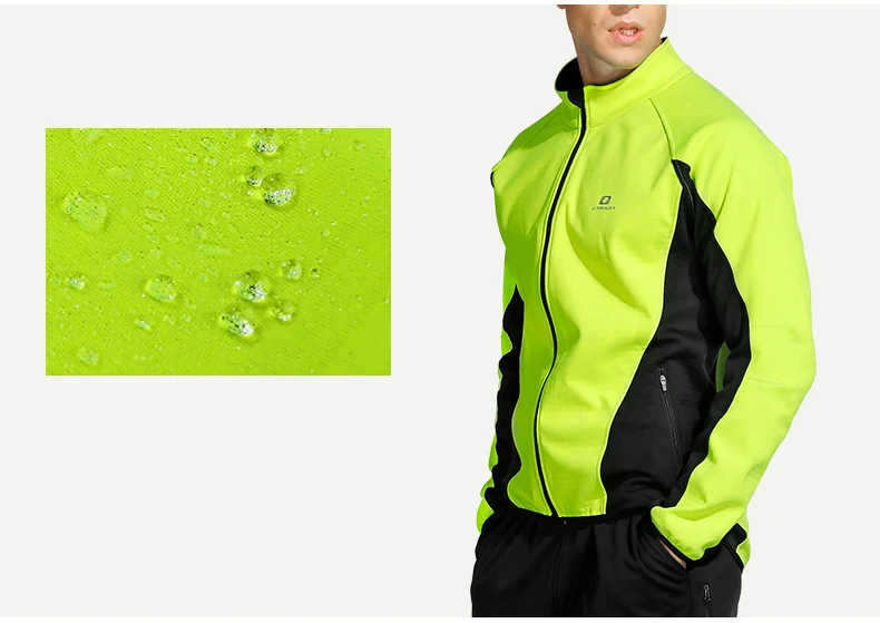 LAMEDA Winter Cycling Jacket Thermal Men’s Fleece Jackets Bicycle Cycling Clothing Windproof Softshell Coat Sport MTB Bike