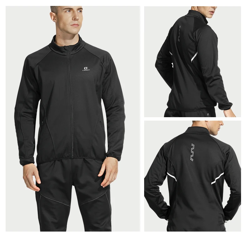 LAMEDA Winter Cycling Jacket Thermal Men’s Fleece Jackets Bicycle Cycling Clothing Windproof Softshell Coat Sport MTB Bike