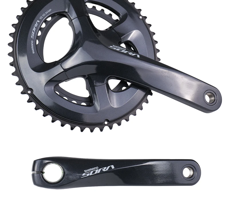 SHIMANO SORA R3000 2x9-speed Groupset with FC-R3000 Crankset and BB-RS500 Bottom Bracket shell width 68/70/86mm for Road bike