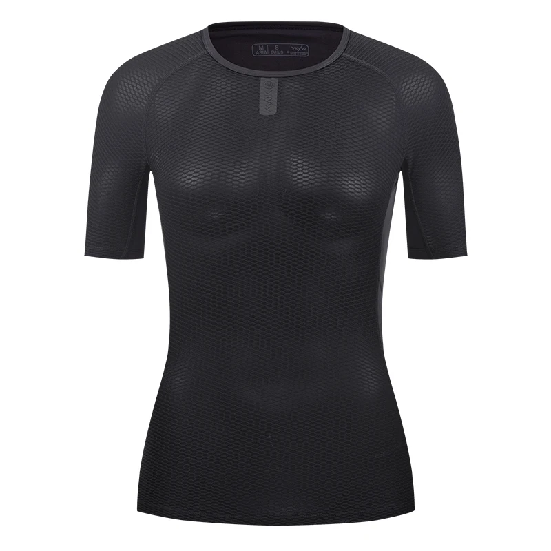 YKYWBIKE Women Cycling Base Layer Summer Short Sleeve Breathable Lightweight Bicycle Underwear Outdoor Road Bike Base Layer