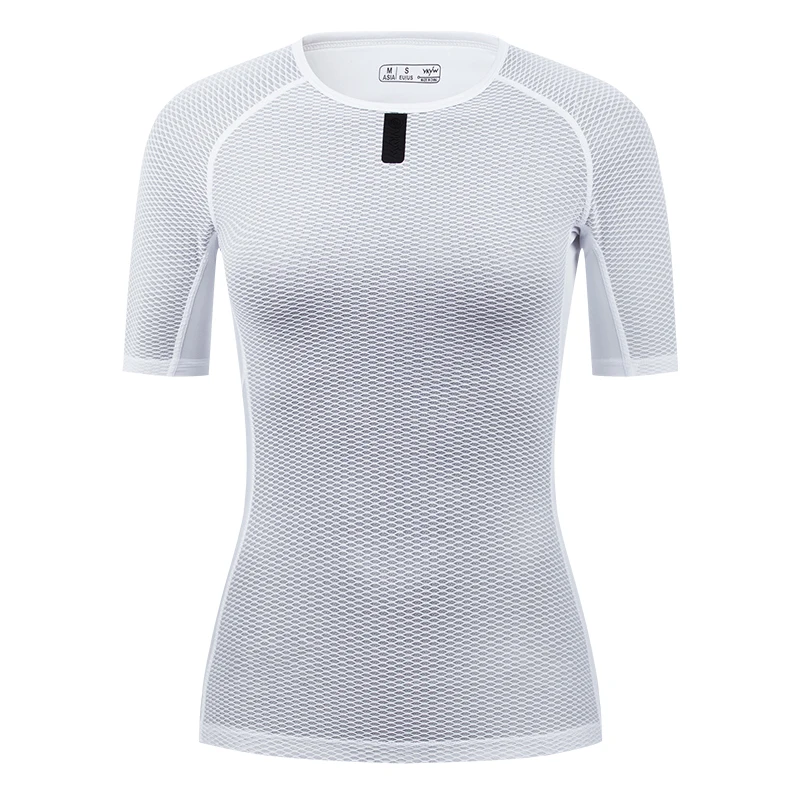YKYWBIKE Women Cycling Base Layer Summer Short Sleeve Breathable Lightweight Bicycle Underwear Outdoor Road Bike Base Layer