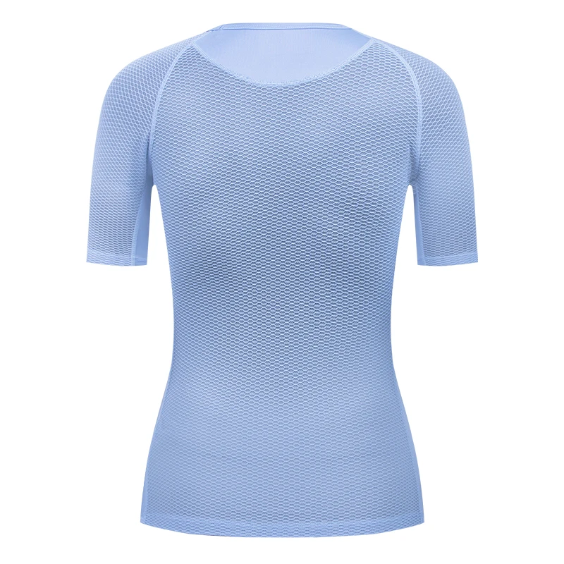 YKYWBIKE Women Cycling Base Layer Summer Short Sleeve Breathable Lightweight Bicycle Underwear Outdoor Road Bike Base Layer
