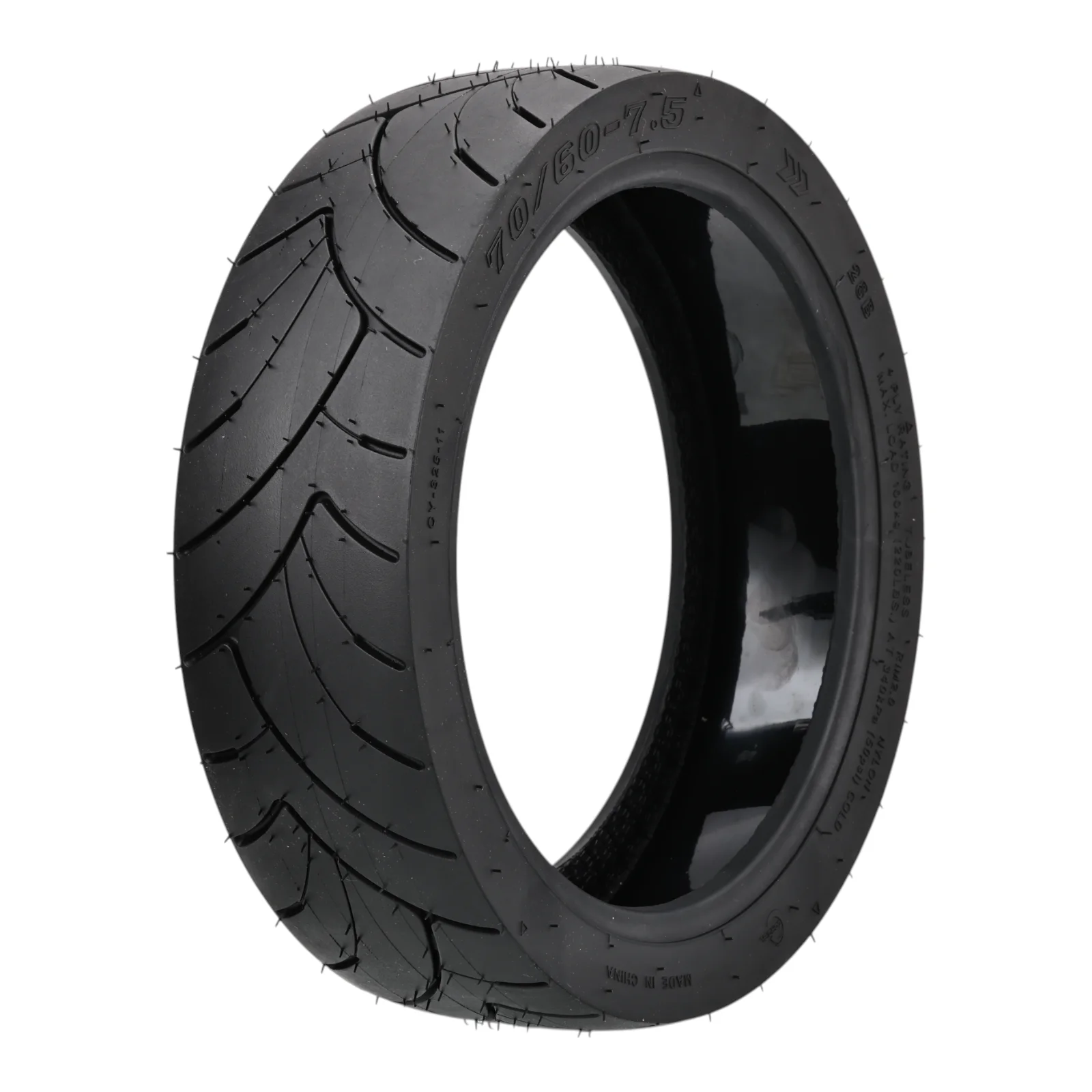 Original Jelly Vacuum Tire for Segway MAX G3 Electric Scooter ZT3 Wheel 70/60-7.5 Tubeless Self-healing Parts