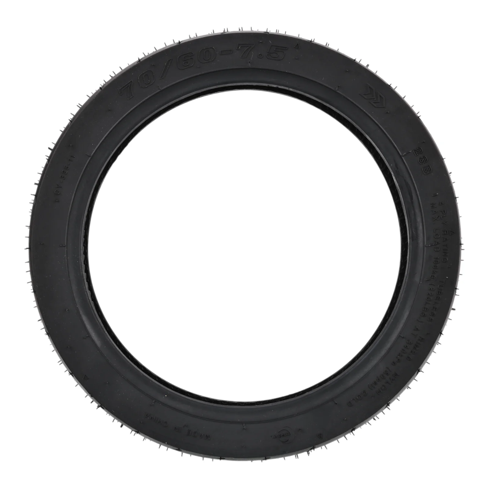 Original Jelly Vacuum Tire for Segway MAX G3 Electric Scooter ZT3 Wheel 70/60-7.5 Tubeless Self-healing Parts