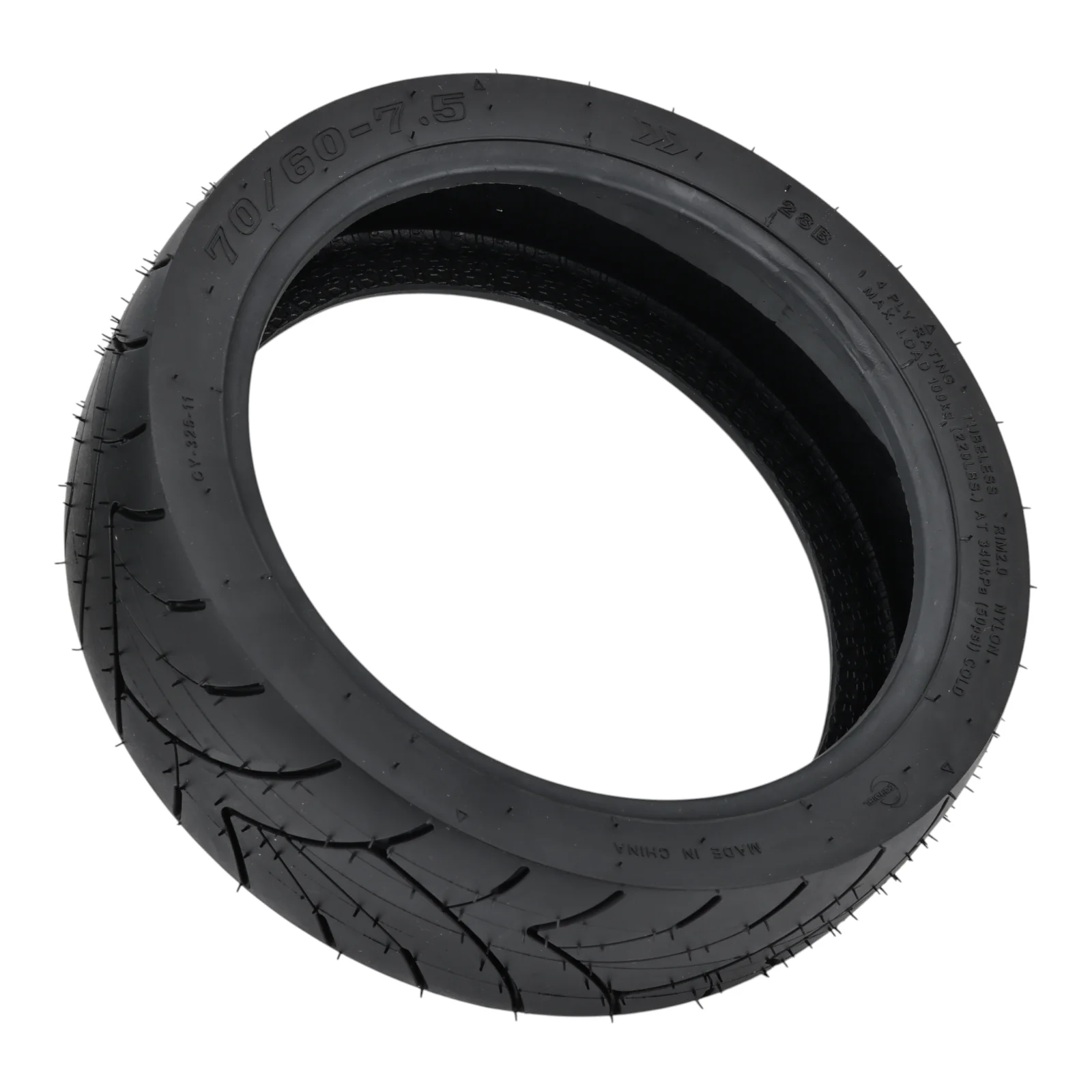 Original Jelly Vacuum Tire for Segway MAX G3 Electric Scooter ZT3 Wheel 70/60-7.5 Tubeless Self-healing Parts