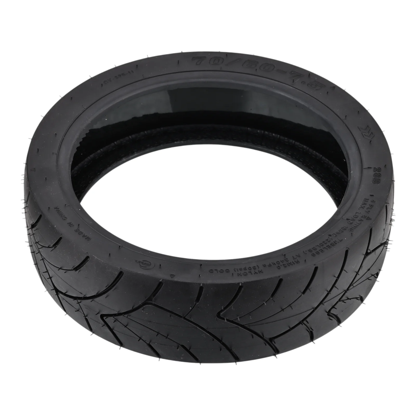 Original Jelly Vacuum Tire for Segway MAX G3 Electric Scooter ZT3 Wheel 70/60-7.5 Tubeless Self-healing Parts