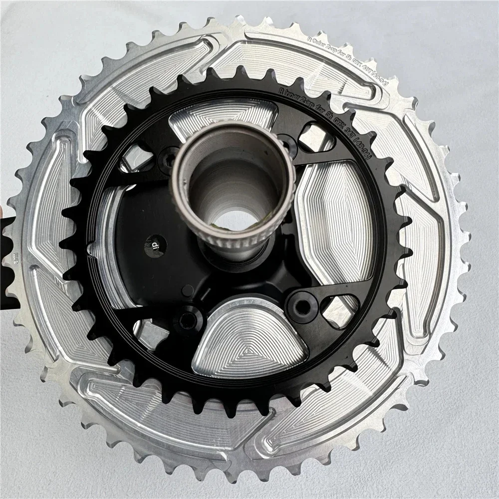 Gravel Bike Chainrings Set Round for Chainring Set 2-speed Round AERO for Shimano GRX 820/810 Shimano Asymmetric